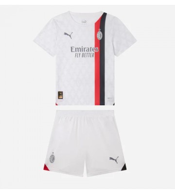 AC Milan babykläder Bortatröja barn 2023-24 Korta ärmar (+ Korta byxor)